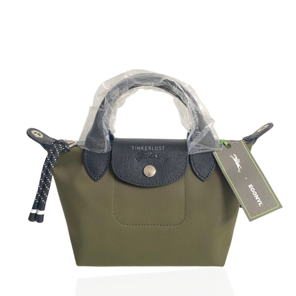 Longchamp Mini Bag in Green and Black